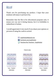 Vegetables - Taboo | 36 kart