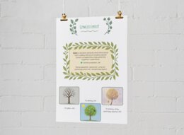 Plakat klasowy – „Nasze epitety do lasu”