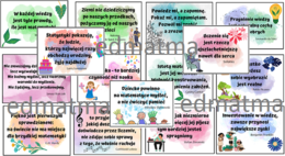Zestaw gazetkowy - cytaty edukacyjne