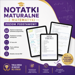Notatki maturalne z matematyki 2027 - Podstawa