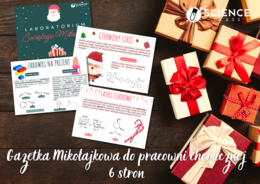 Gazetka Mikołajkowa do pracowni chemicznej