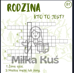 Krzyżówka - rodzina B1