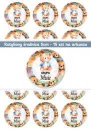 Zestawy grafik do własnego wydruku dla grup przedszkolnych GRUPA MISIE
