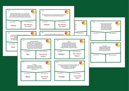 CZYJE TO SŁOWA? – 72 cytaty – LEKTURY OBOWIĄZKOWE – egzamin – kl.7-8 – fiszki + ODPOWIEDZI – powtórka