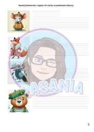 ,,Kapelusz Pani Wrony" - Karty pracy