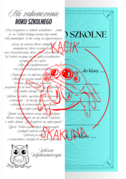 NAKŁADKA na świadectwo - UNIWERSALNA (PAKIET 2 WERSJI)