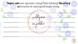 Dzień Edukacji Narodowej - życzenia