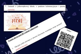 Rodzaje literackie. QR Cody