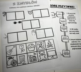 Zestaw ćwiczeń - percepcja wzrokowa, emocje, aktywność ruchowa