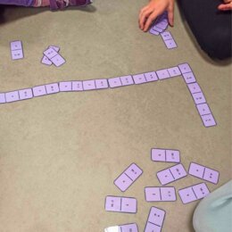 Domino matematyczne - tabliczka dzielenia