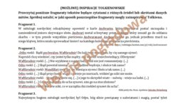 "HOBBIT" Na tropie Tolkienowskich inspiracji