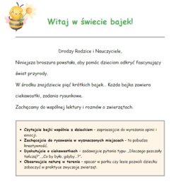 Bajki o zwierzętach i ich zwyczajach