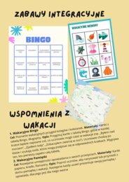 Powrót do szkoły po wakacjach, zabawy integracyjne dla klas 2 i 3