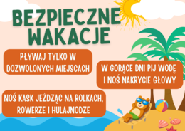 Wakacje - gazetka szkolna, jak bezpiecznie, dojrzale, aktywnie przeżyć wakacje