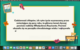 ,,Chłopi" jako epopeja. Omówienie w dziesięć minut.