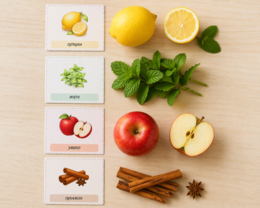 Co pachnie, co smakuje? – zabawa zmysłowa