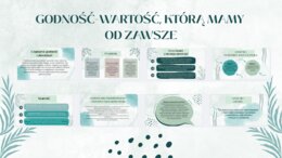 Edukacja Zdrowotna, Godzina wychowawcza- PREZENTACJA- GODNOŚĆ - wartość, którą mamy od zawsze. kl 8 - 16 slajdów PDF