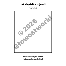 Kolorowanka z pytaniami na temat uczuć dla dzieci w wieku 4-7 lat