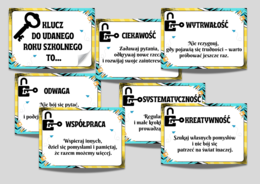 Klucz do udanego roku szkolnego to...