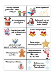 Zestaw karteczek do śniadaniówek - edycja zimowo-świąteczna