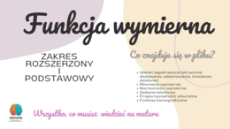 Funkcja wymierna - matura matematyka - podstawa i roszerzenie