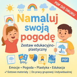 Zajęcia plastyczne: „Namaluj swoją pogodę” .
