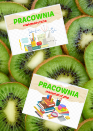 Pracownia matematyczna - tabliczka na drzwi, 2 wersje