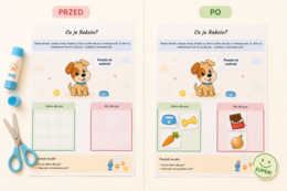 Co je Reksio? Dopasowywanie obrazków