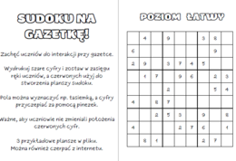 Sudoku na gazetkę