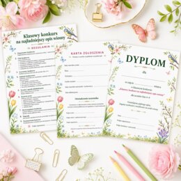 Klasowy konkurs na najładniejszy opis wiosny