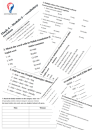 Flash 4 – Module 2 – vocabulary revision