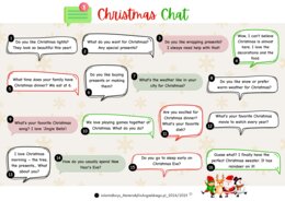 "Christmas Chat" - swiąteczny klimat + utrwalenie Present Simple