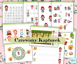 Dzień Babci i Dziadka. Dyplomy. Medale. W PREZENCIE zestaw Czerwony Kapturek.