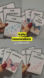 "Tryby czasowników" - gra dydaktyczna
