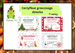 Certyfikat Grzecznego Dziecka