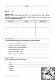 Sprawdzian z Biblii