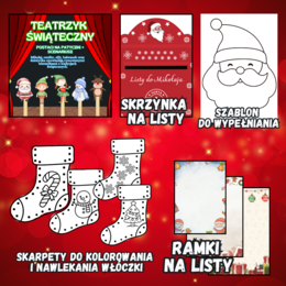 KALENDARZ ADWENTOWY KREATYWNY - 3 wzory, 26 zadań!