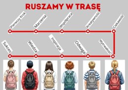 Ruszamy w trasę – gazetka szkolna na rozpoczęcie roku szkolnego