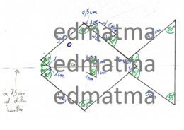 Geometruś – ryba (trudniejsze), do przerysowania dla uczniów i uczennic