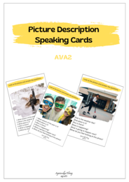 Picture Description Speaking Cards