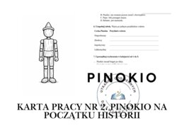 KARTA PRACY nr 2. Pinokio na początku historii