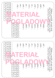 Wyłączanie czynnika przed znak pierwiastka - karta pracy