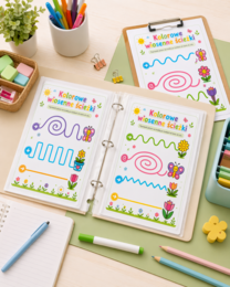 Kolorowe wiosenne ścieżki