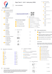 Bugs Team 2 – Unit 3 – karta pracy