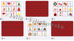 Christmas memory/ Boże Narodzenie/ Christmas/ Memory/ Gra/ Gra językowa/ Karty obrazkowe/ Zabawa/ Dzieci/ Warm-up/ Rozgrzewka/ Słownictwo/ SP 1-3/ SP 4-6/ SP 4-8/ SP 8