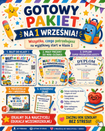 Misja Pierwszoklasista – scenariusz pierwszych zajęć 1 września