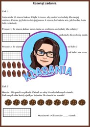 Czekoladowo - karty pracy