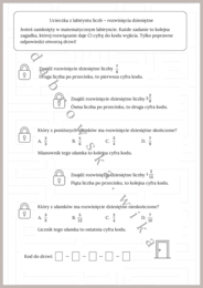 Ucieczka z labiryntu liczb – rozwinięcia dziesiętne