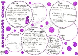 Tryby czasownika - karta notatki graficznej