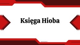 Prezentacja Księga Hioba